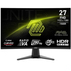 MONITOR MSI 27" MAG 27CQ6F GAMER CURVO 180HZ/ 2K (2560 X 1440)