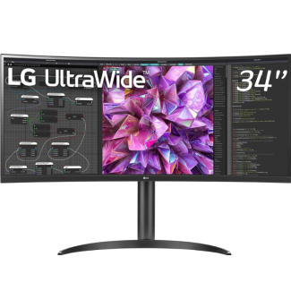 MONITOR LG 34” CURVO X34WQ73A-B ULTRAWIDE QHD IPS HDR10 KVM INTEGRADO USB-C BLACK