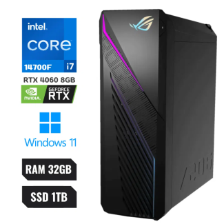 PC ASUS ROG G16 INTEL® CORE™ I7-14700F (14VA) RAM 32GB SSD 1TB *NVIDIA® GEFORCE RTX™4060 8GB* WINDOWS 11 TECLADO + MOUSE