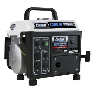 GENERADOR ELECTRICO A GASOLINA AMERICANO PULSAR 1200 WTS (1.2KW) PORTABLE GASOLINA / ACEITE 2-STROKE GENERATOR