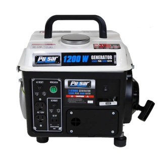 GENERADOR ELECTRICO A GASOLINA AMERICANO PULSAR 1200 WTS (1.2KW) PORTABLE GASOLINA / ACEITE 2-STROKE GENERATOR