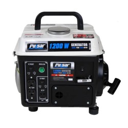 GENERADOR ELECTRICO A GASOLINA AMERICANO PULSAR 1200 WTS (1.2KW) PORTABLE GASOLINA / ACEITE 2-STROKE GENERATOR