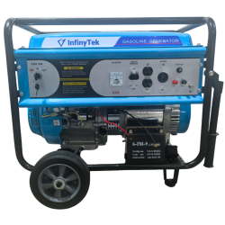 GENERADOR ELECTRICO A GASOLINA INFINYTEK 8,500 WATT (8,5 KW) AZUL GASOLINA - GEN-INFK