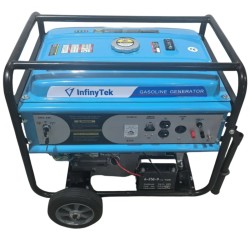 GENERADOR ELECTRICO A GASOLINA INFINYTEK 8,500 WATT (8,5 KW) AZUL GASOLINA - GEN-INFK