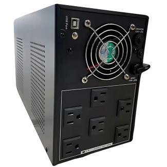 UPS HIKVISION AVR 3000 VA / 1800W / PANTALLA LCD / 6 SALIDAS (120V) (50/60HZ)