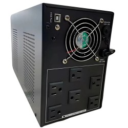 UPS HIKVISION AVR 3000 VA / 1800W / PANTALLA LCD / 6 SALIDAS (120V) (50/60HZ)