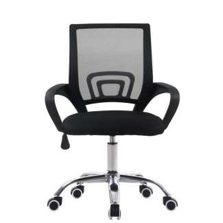 SILLA EJECUTIVA GIRATORIA ERGONÓMICA (CON APOYABRAZOS) 804 NEGRA 2