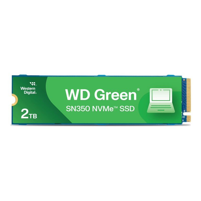 DISCO SOLIDO 2TB WESTERN DIGITAL SN350 WDS200T3G0C NVME M.2 2280 GREEN