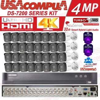 KIT DE CAMARAS DE VIGILANCIA HIKVISION DS-7232HQHI-M2/S TURBO HD 32CH