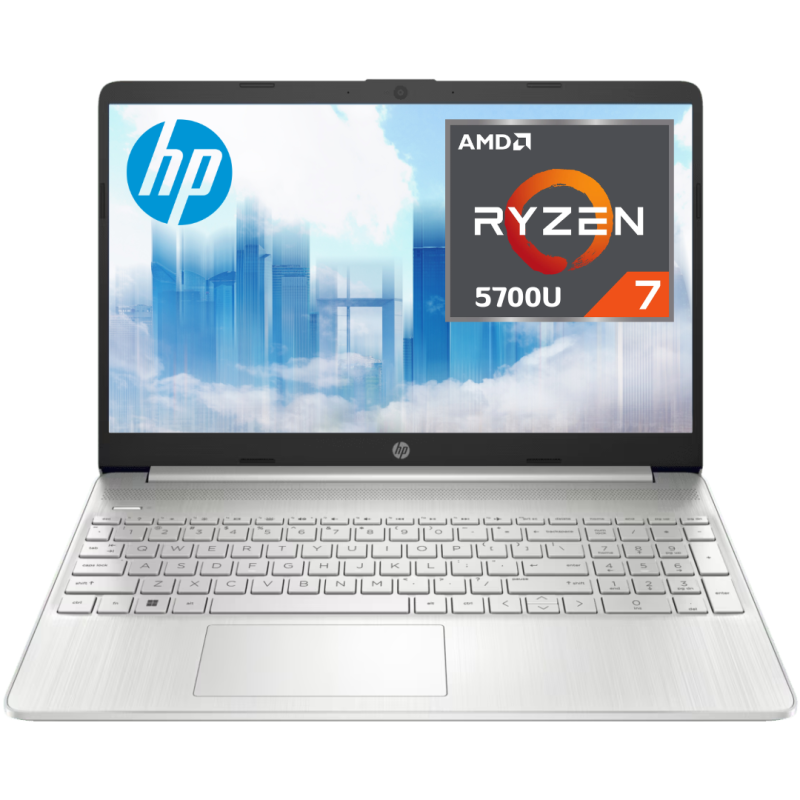 LAPTOP HP 15EF2525LA RYZEN 7 5700U RAM 16GB SSD512GB M2 156 TECLADO NUMERICO HD