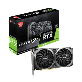 TARJETA DE VIDEO 12GB MSI GeForce RTX 3060 VENTUS 2X  OC DDR6 192BIT  Display Po