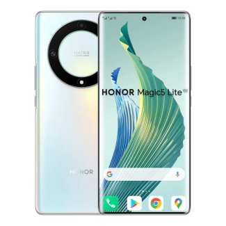 TELEFONO CELULAR HONOR MAGIC5 LITE RMONX3SR 667 PULG 6GB RAM 128GB TITANIUM SILV