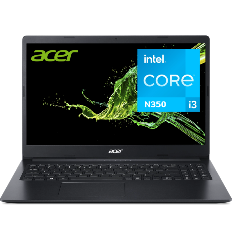 LAPTOP ACER ASPIRE 3 INTEL CORE I3 N350 12VA Alder LakeN SSD 512GB RAM 8GB FREED