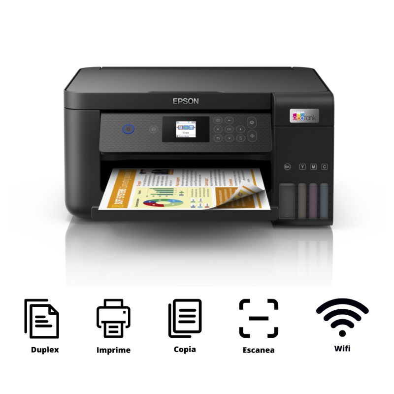 IMPRESORA EPSON L4260 MULTIFUNCION SISTEMA DE TINTA CONTINUO ORIGINAL WIFI  DUPL