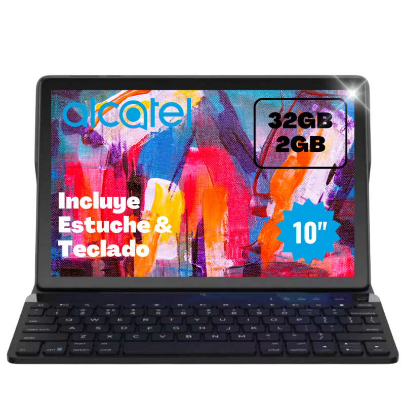 NOTE ALCATEL T10 8092 2 EN 1 8092 10 32GB 2GB WIFI TECLADO EN ESPAOL  80922AOFUS