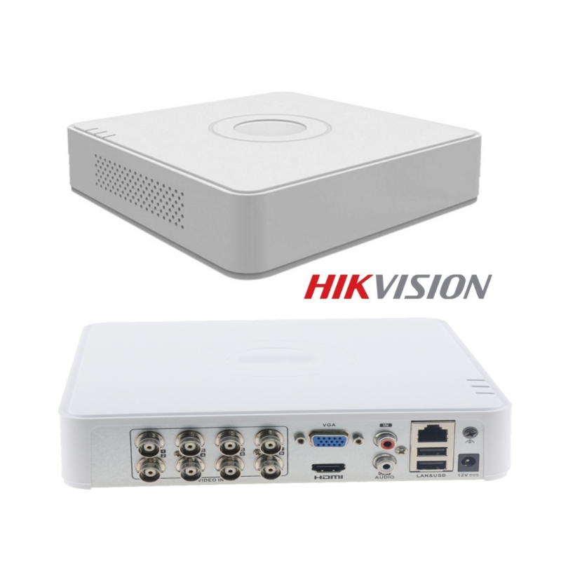 DVR HIKVISION DS7108HQHIM1 8 CH 720P HASTA 1080P MINI 1U H265 ACUSENSE