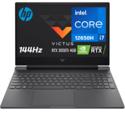 LAPTOP HP VICTUS 15FA0032DX GAMER INTEL CORE i7 12650H 12va RAM 16GB SSD 512GB 1