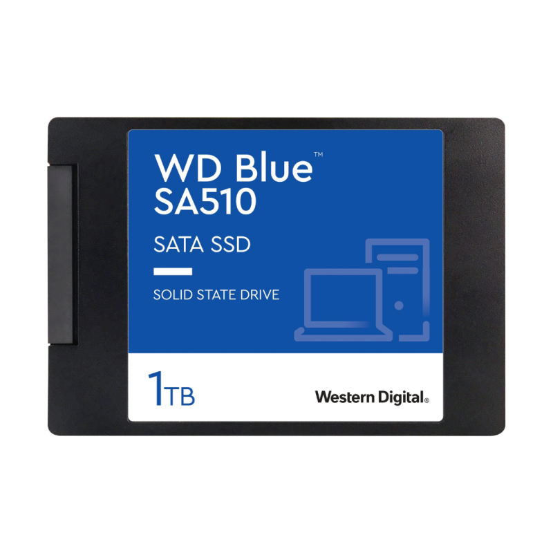 DISCO SOLIDO 1TB WESTERN DIGITAL NAND SATA WDS100T3B0A SA510 25 BLUE