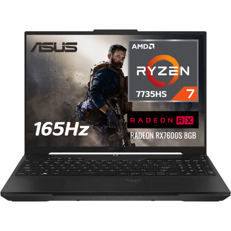 LAPTOP ASUS TUF ADVANTAGE EDITION 2023 A16 AMD RYZEN 7 7735HS 7th RAM 16GB DDR5